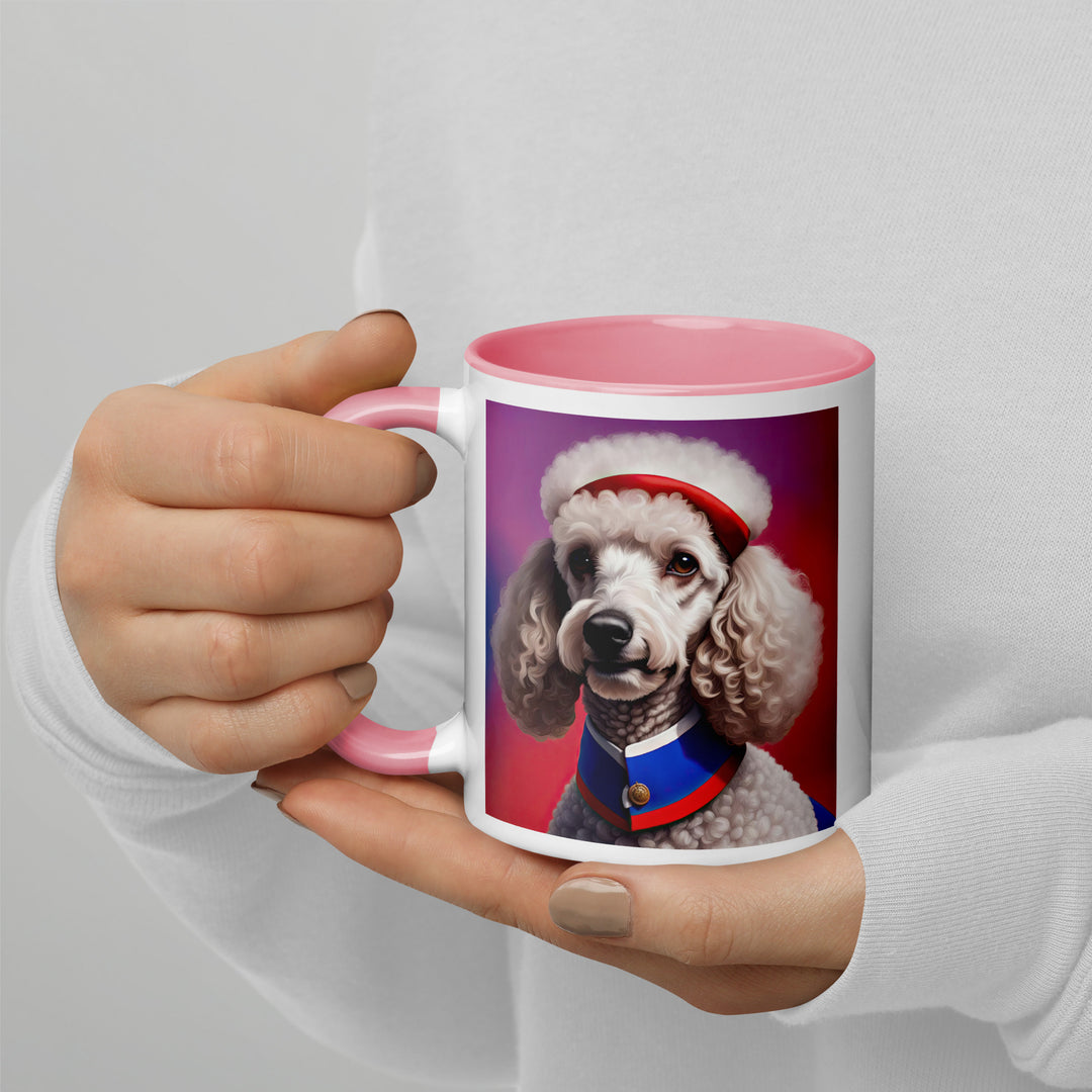 Poodle- Mug with Color Inside v5
