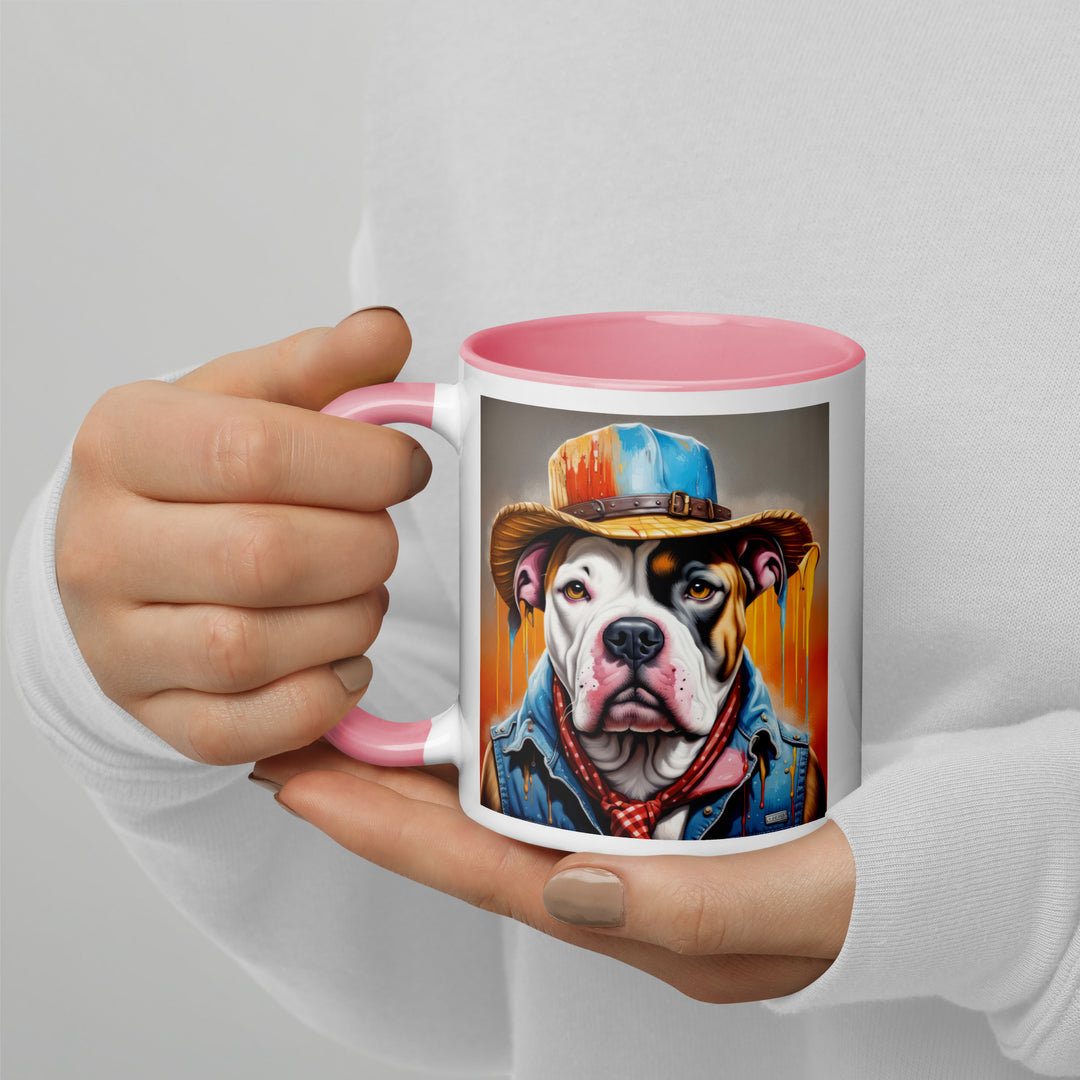 American Bulldog- Mug with Color Inside