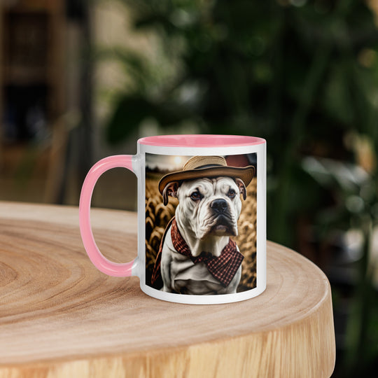 American Bulldog- Mug with Color Inside v3