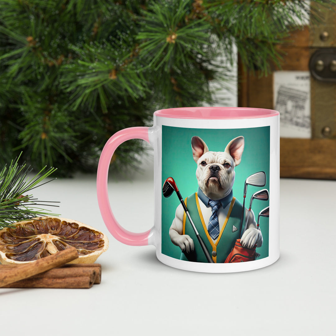 American Bulldog Golfer- Mug with Color Inside