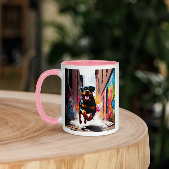 Rottweiler- Mug with Color Inside