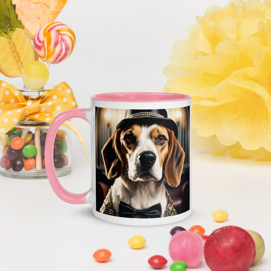 Beagle- Mug with Color Inside v4