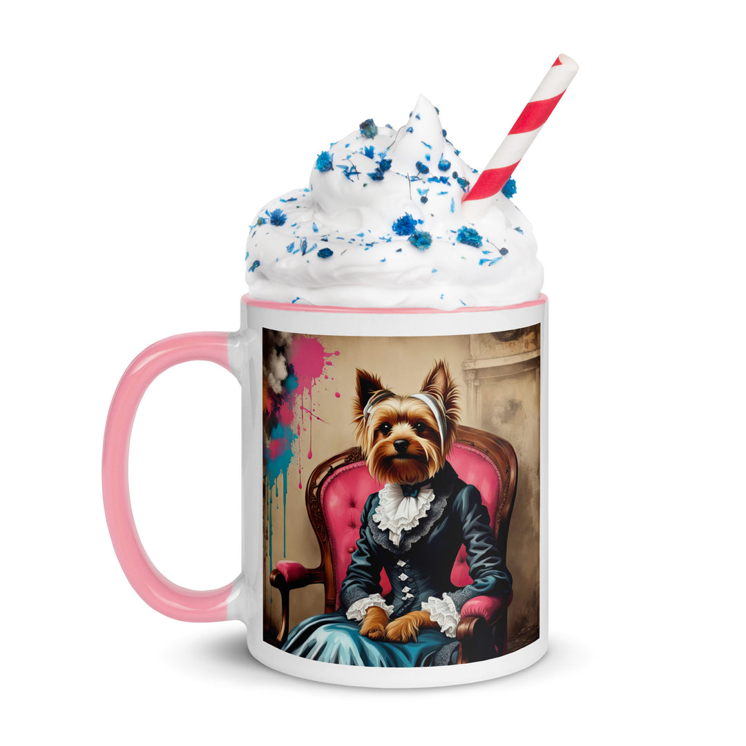 Yorkshire Terrier- Mug with Color Inside v3