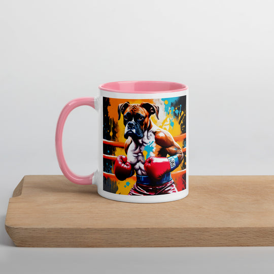 Boxer- Mug with Color Inside v4