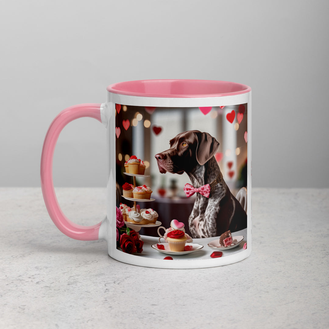 German Shorthaired Pointer Romantic- Mug with Color Inside