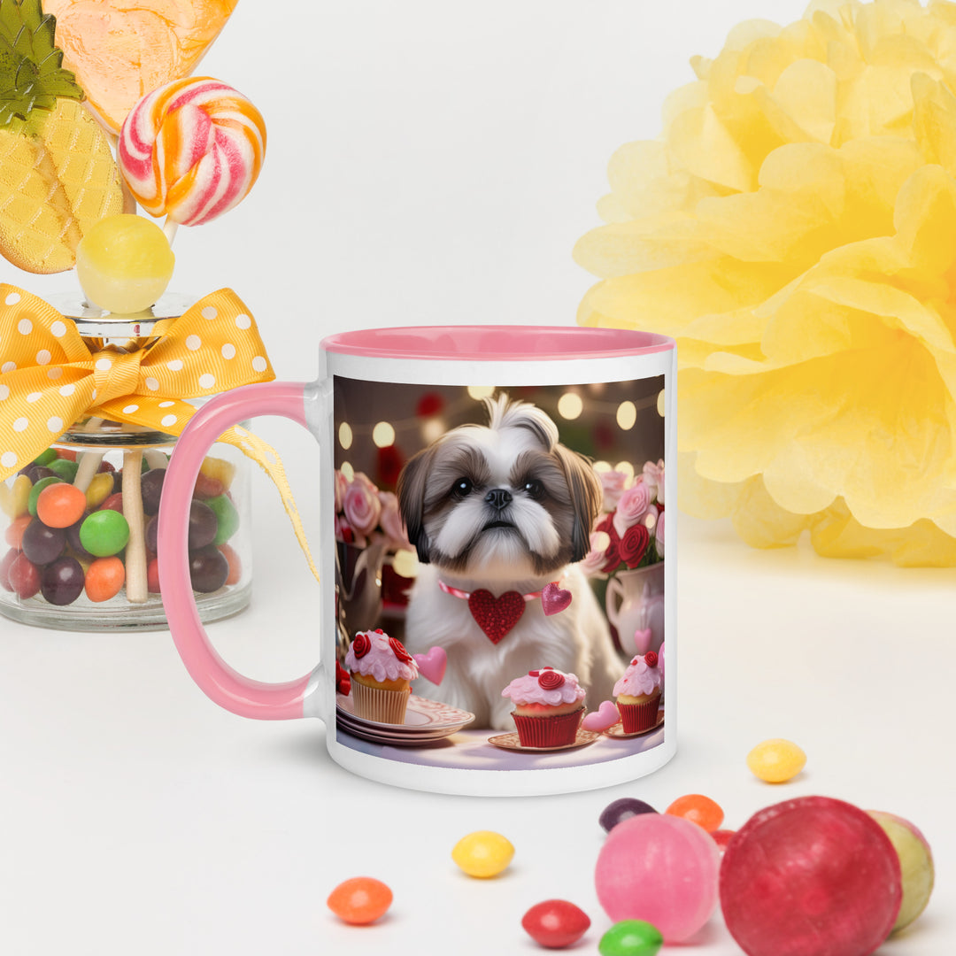 Shih Tzu Romantic- Mug with Color Inside