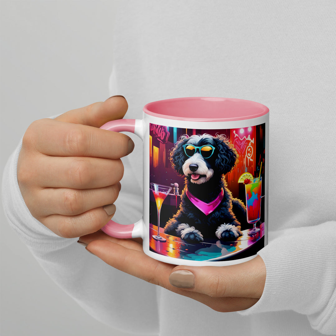 Bernedoodle General- Mug with Color Inside v17