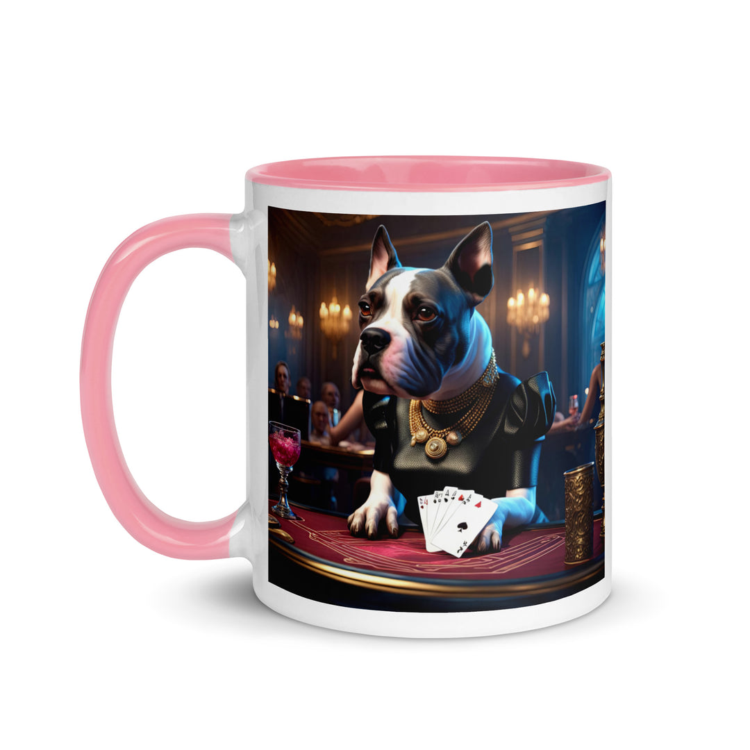 Catahoula Bulldog General- Mug with Color Inside v6