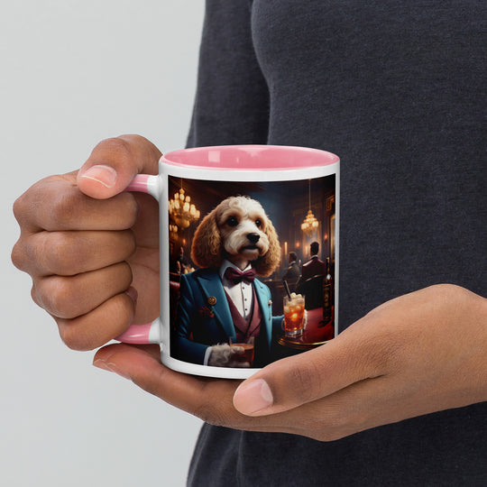 Cavapoo General- Mug with Color Inside v10