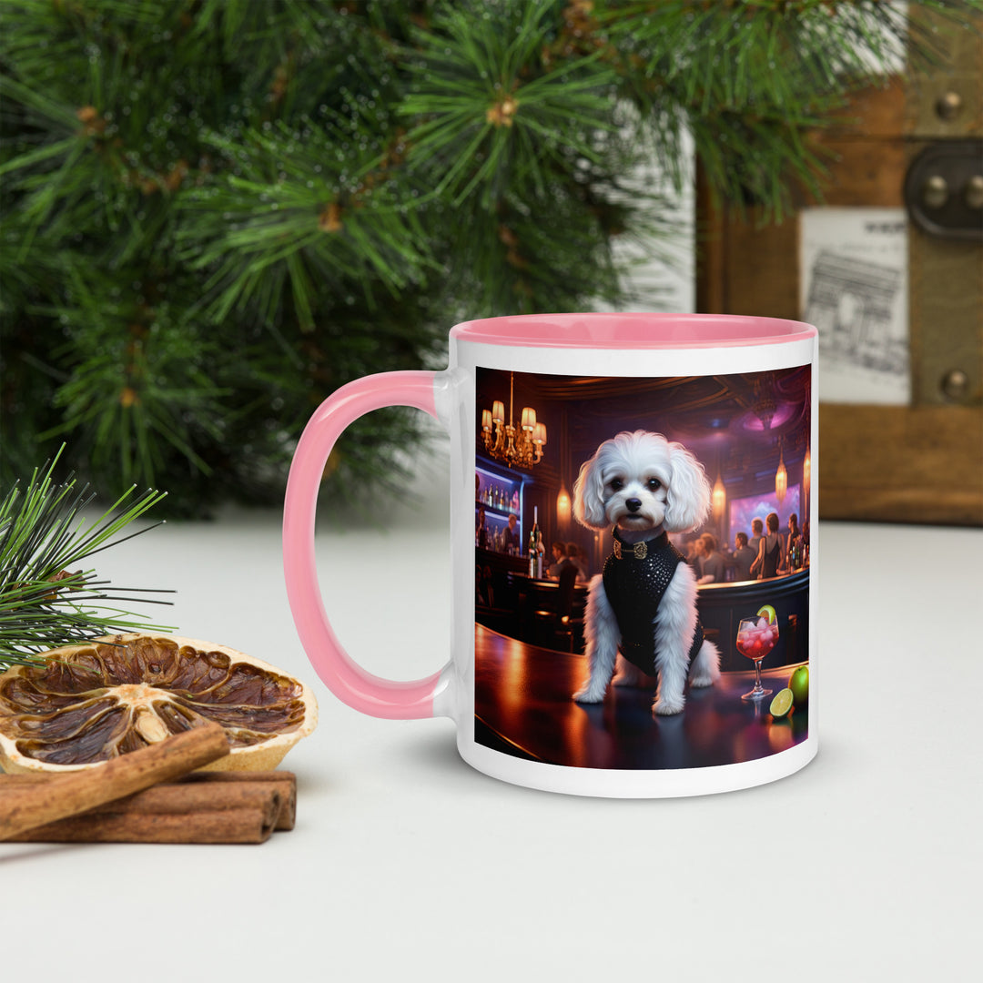 Cavapoo General- Mug with Color Inside v17