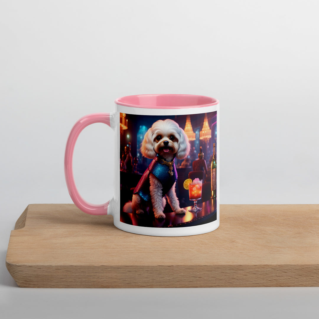 Cavapoo General- Mug with Color Inside v23