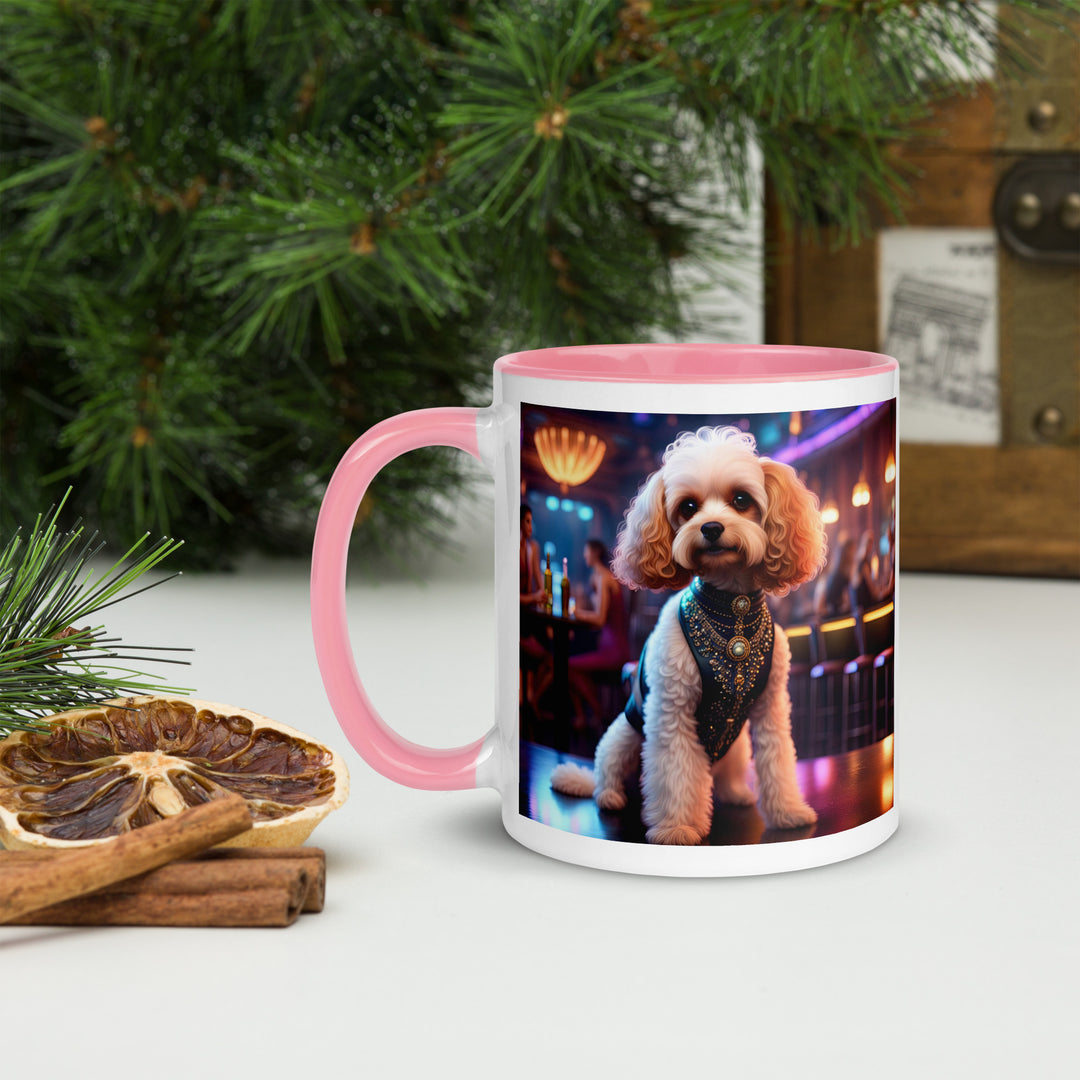 Cavapoo General- Mug with Color Inside v25