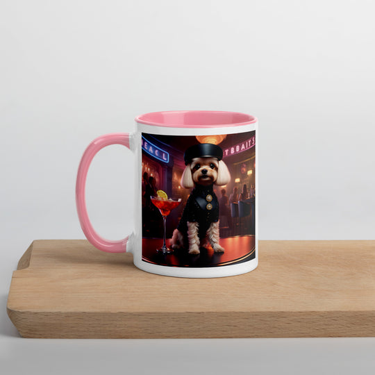 Cavapoo General- Mug with Color Inside v27