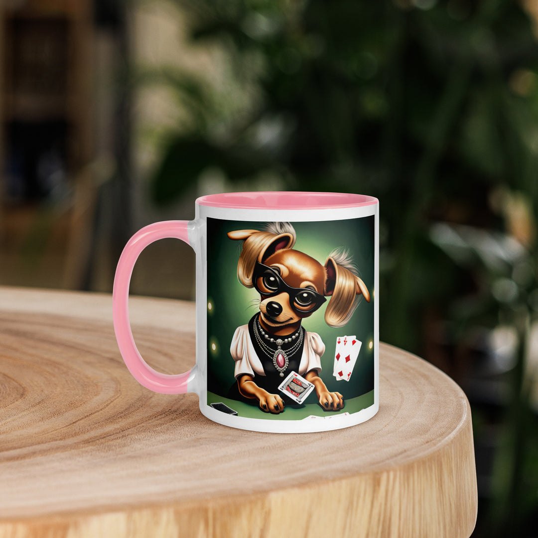 Chiweenie General- Mug with Color Inside