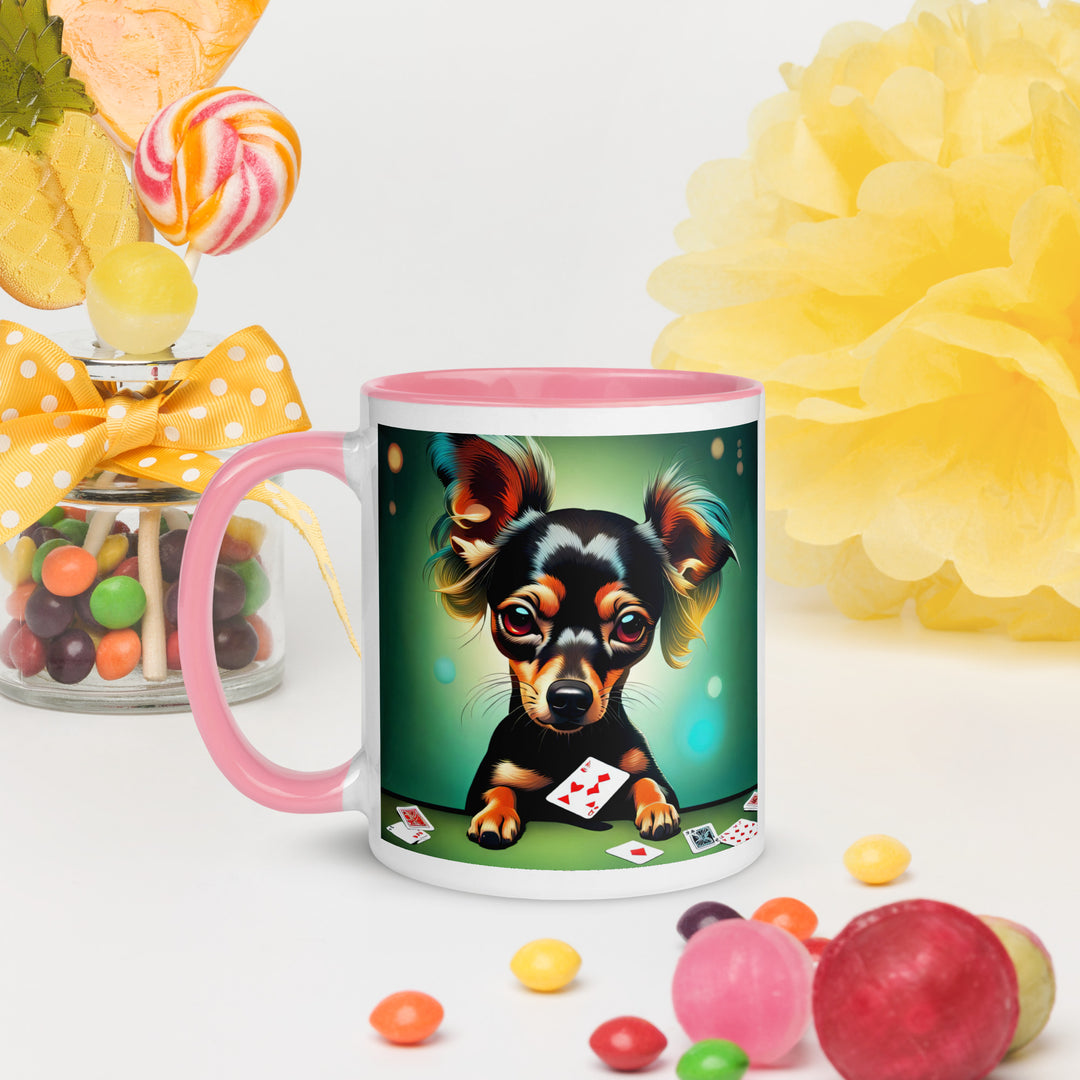 Chiweenie General- Mug with Color Inside v3