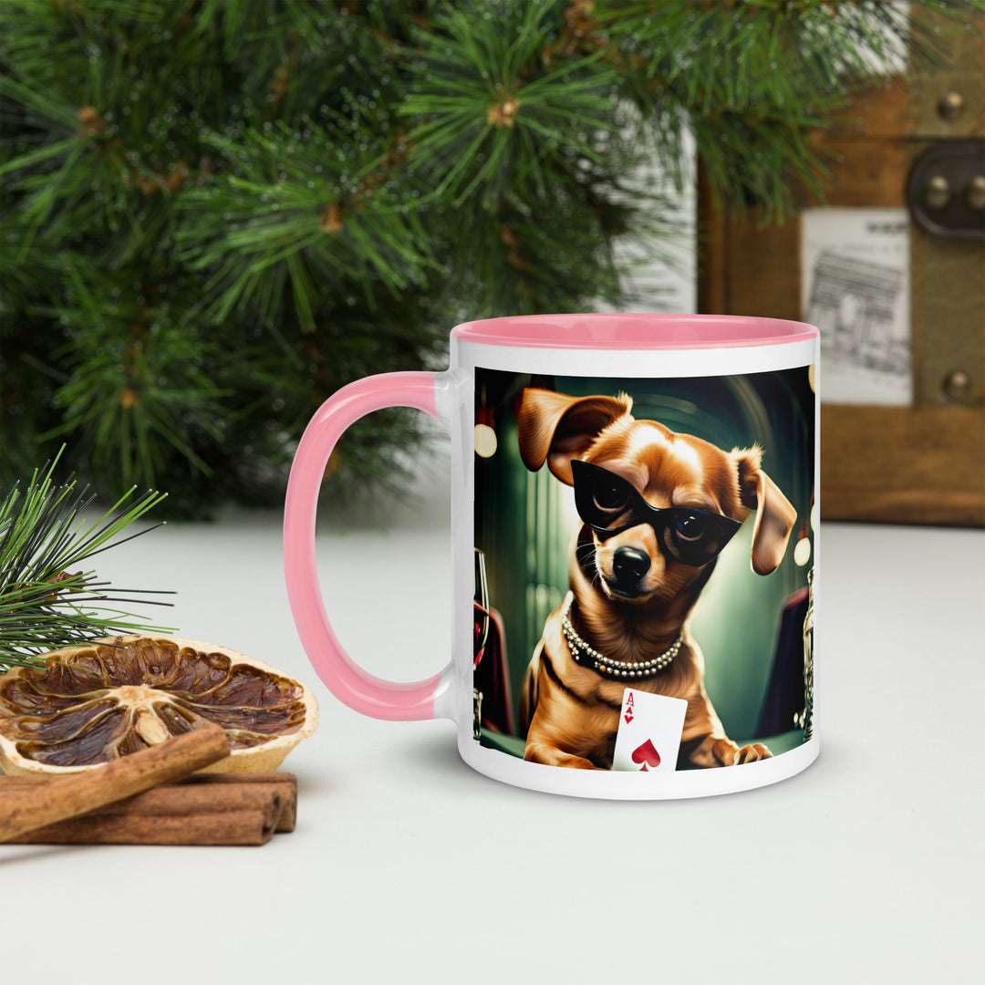 Chiweenie General- Mug with Color Inside v5