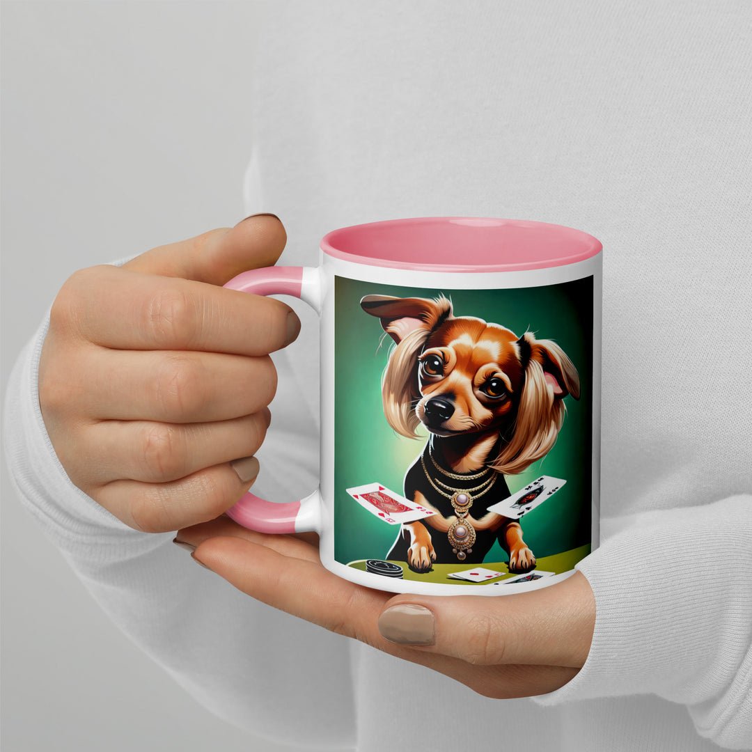 Chiweenie General- Mug with Color Inside v10