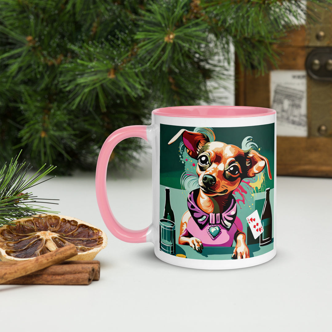 Chiweenie General- Mug with Color Inside v14