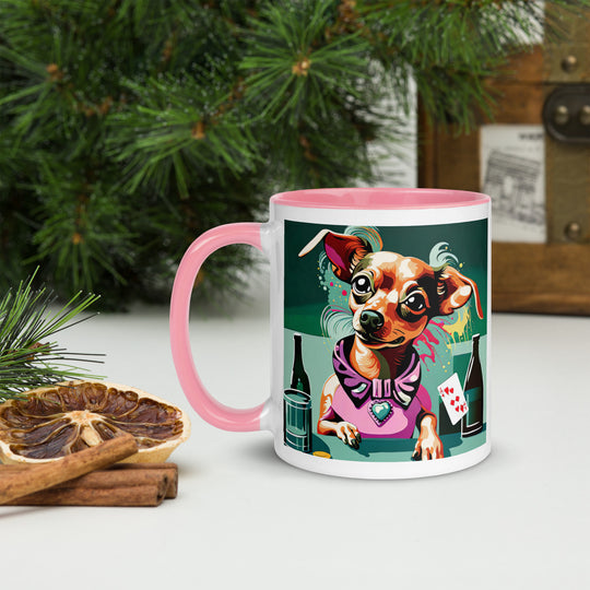 Chiweenie General- Mug with Color Inside v14