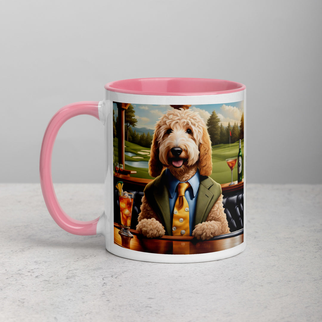 Goldendoodle- Mug with Color Inside v4