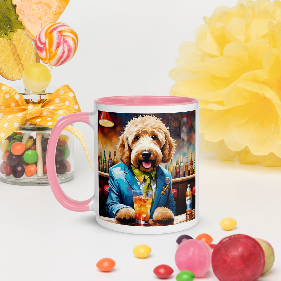 Goldendoodle- Mug with Color Inside v6