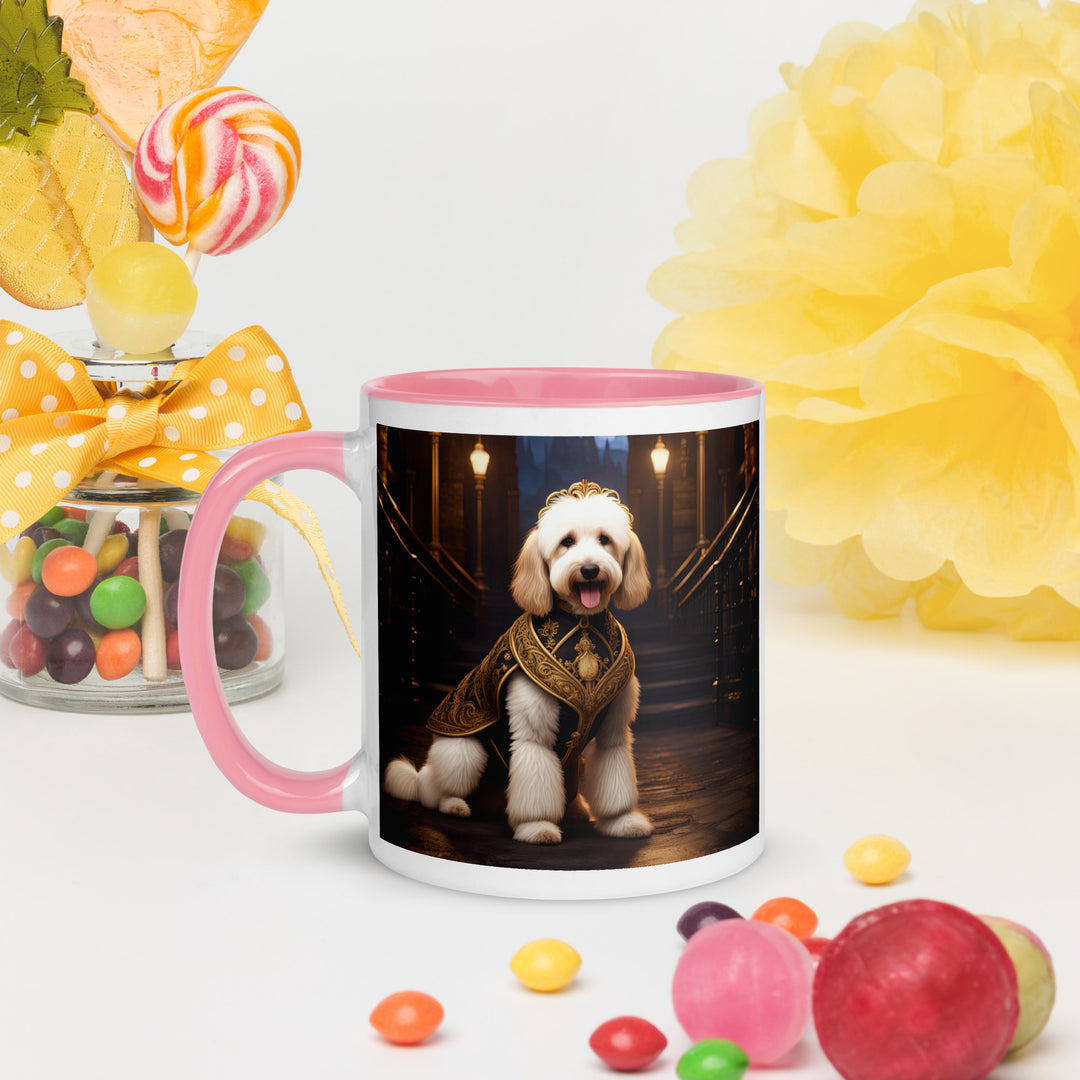 Goldendoodle- Mug with Color Inside v7