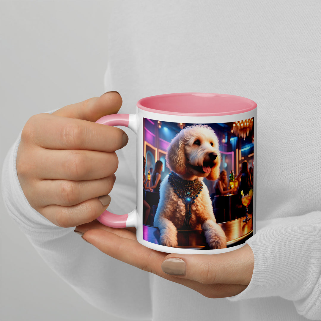 Goldendoodle- Mug with Color Inside v9