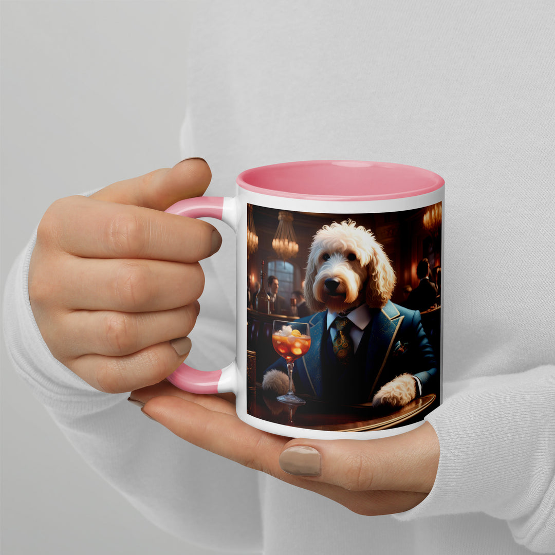 Goldendoodle- Mug with Color Inside v11