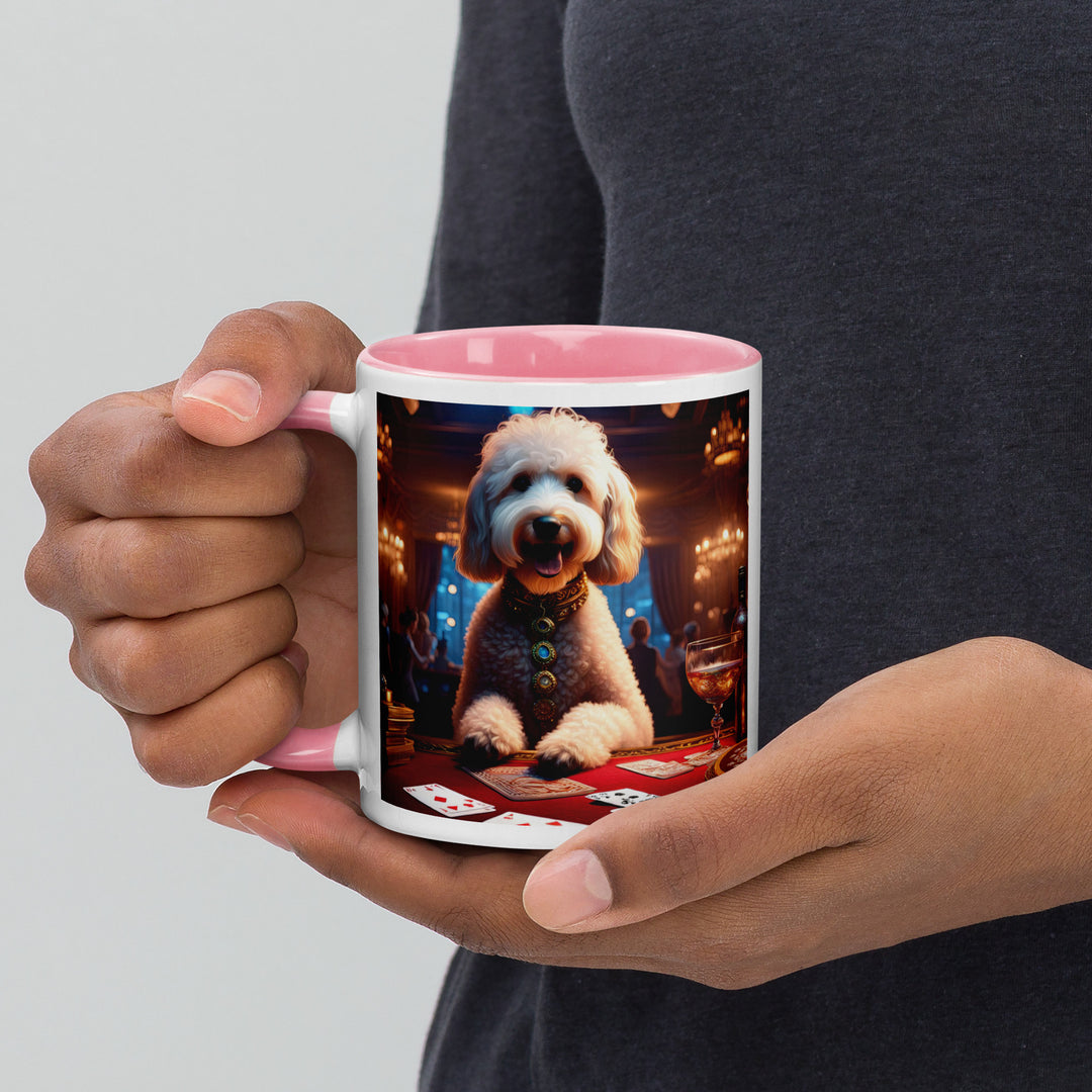 Goldendoodle- Mug with Color Inside v16