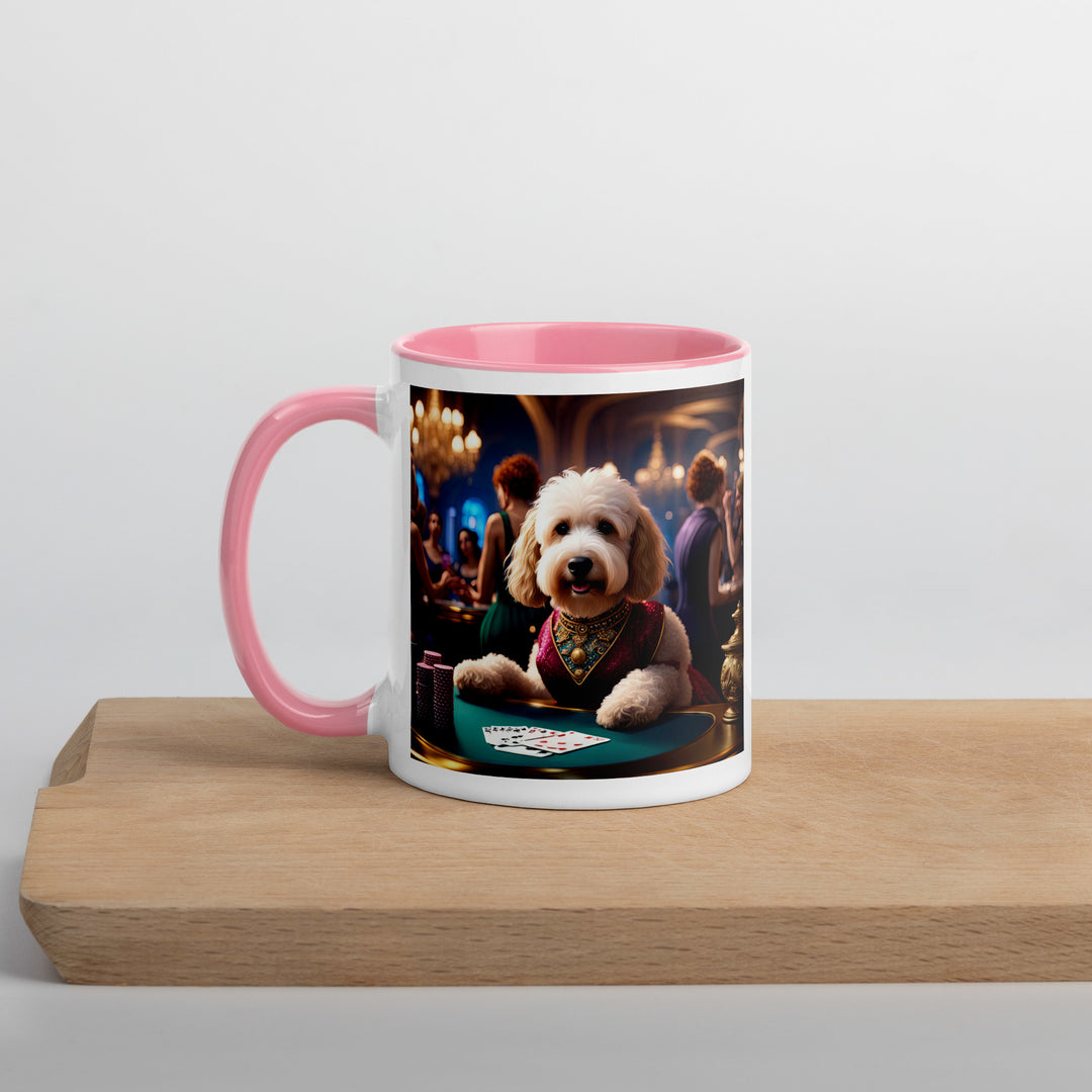 Goldendoodle- Mug with Color Inside v20