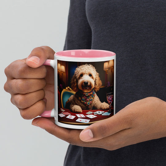 Goldendoodle- Mug with Color Inside v21