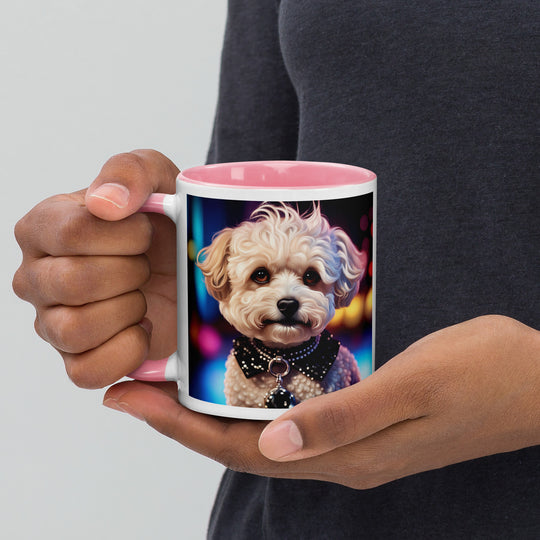 Maltipoo General- Mug with Color Inside v11