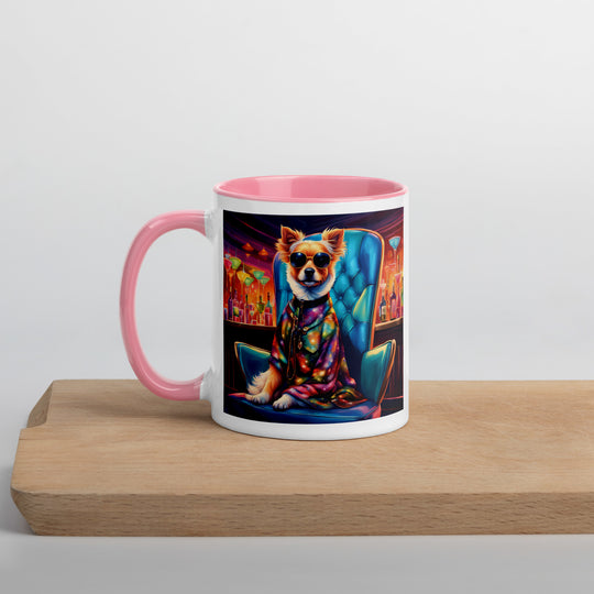 Pekapoo General- Mug with Color Inside v7