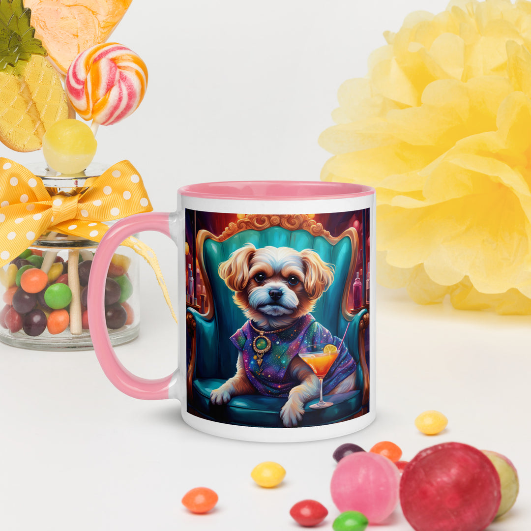 Pekapoo General- Mug with Color Inside v10