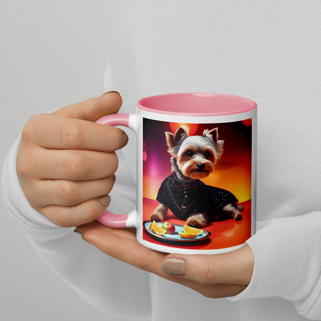 Yorkipoo General- Mug with Color Inside v4