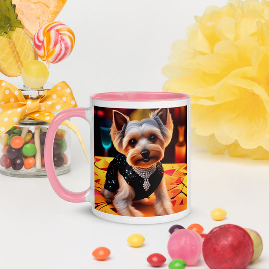 Yorkipoo General- Mug with Color Inside v6