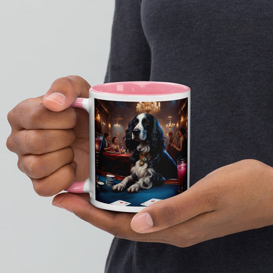 Sprocker Spaniel General- Mug with Color Inside v9