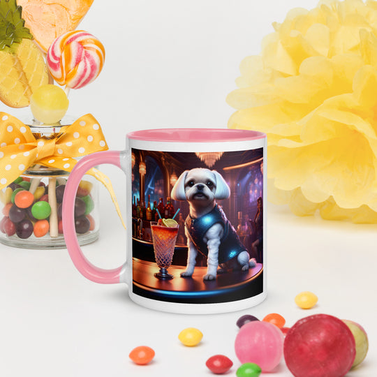 Pugapoo General- Mug with Color Inside v4