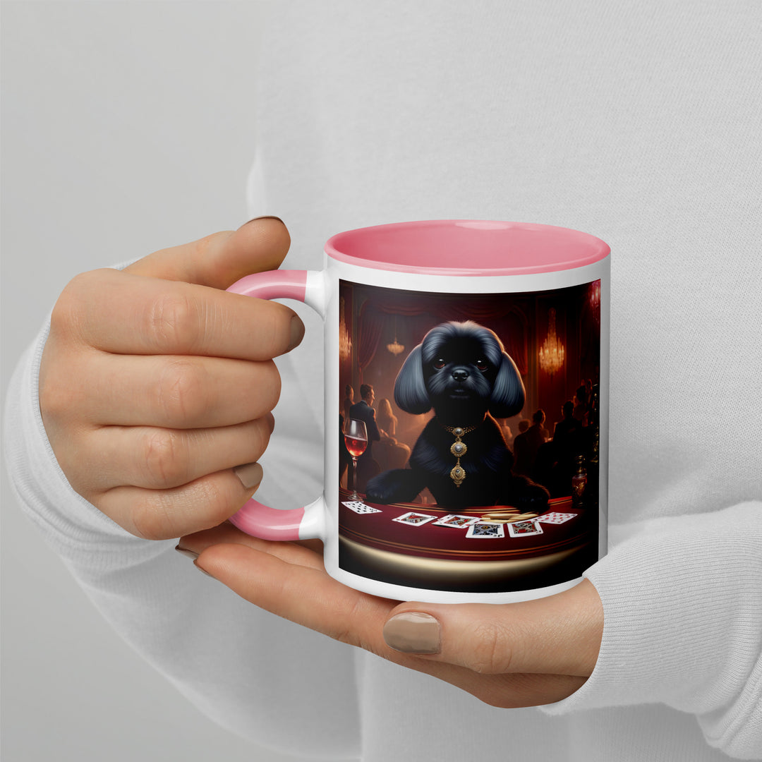 Pugapoo General- Mug with Color Inside v5