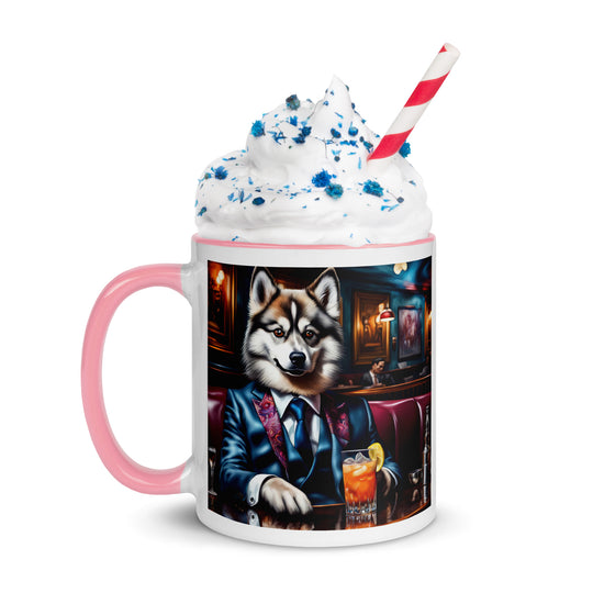 Pomsky General- Mug with Color Inside v11