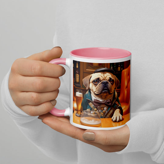 Puggle General- Mug with Color Inside v2