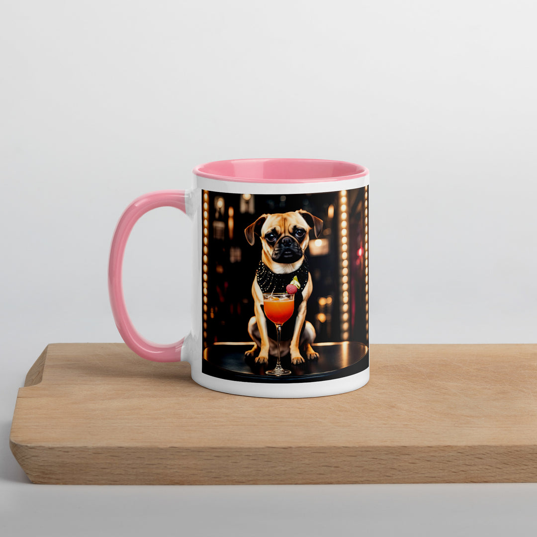 Puggle General- Mug with Color Inside v13