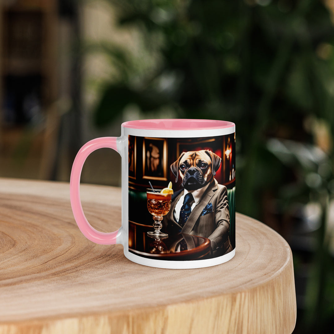 Puggle General- Mug with Color Inside v14