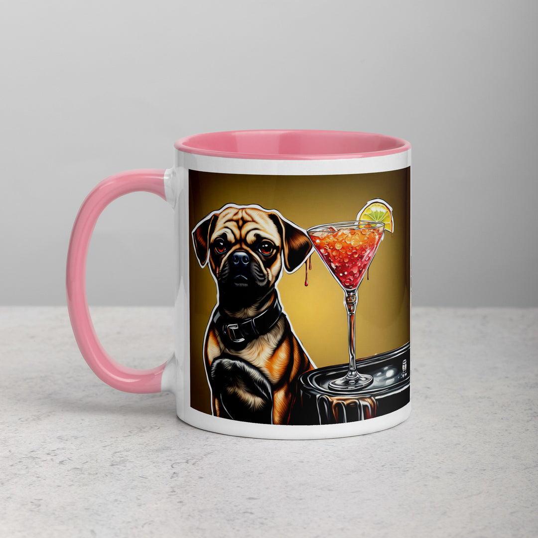 Puggle General- Mug with Color Inside v17