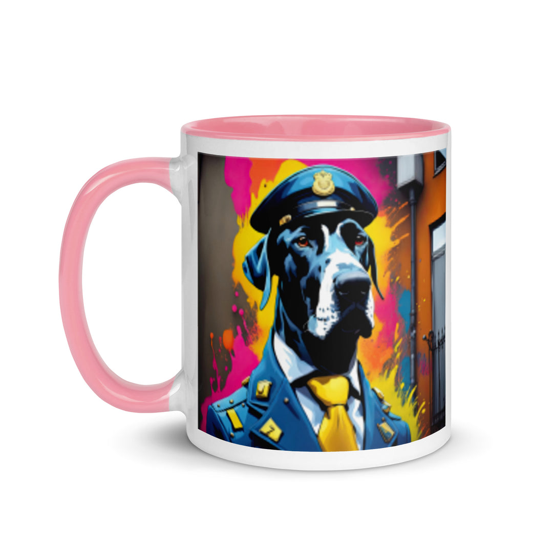 Great Dane- Mug with Color Inside v5