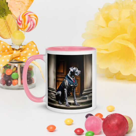 Great Dane- Mug with Color Inside v4