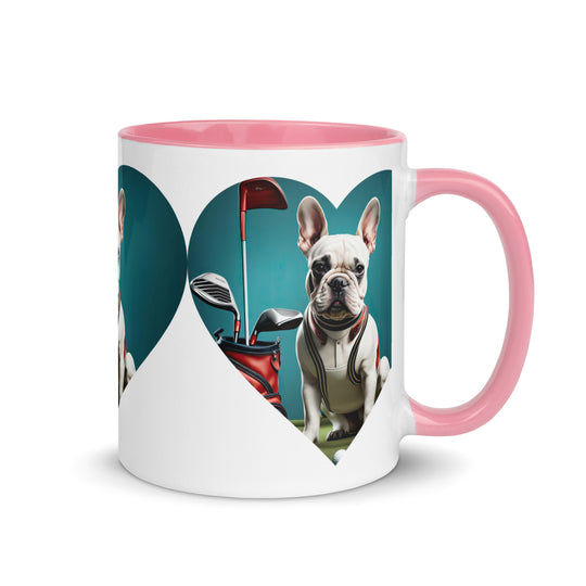 Mug with Color Inside-French Bulldog V7