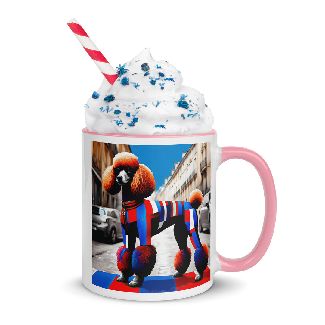Poodle- Mug with Color Inside