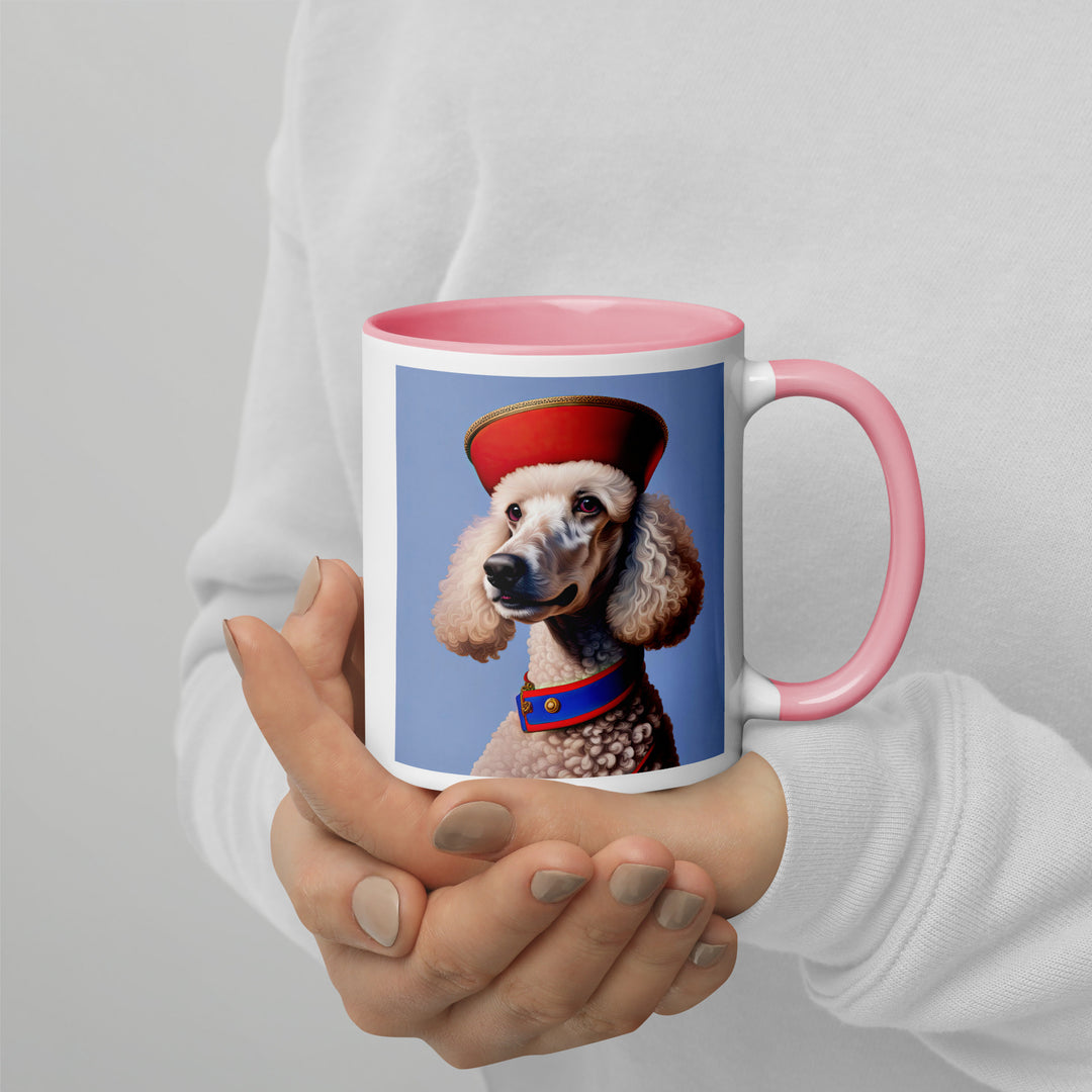 Poodle- Mug with Color Inside v3