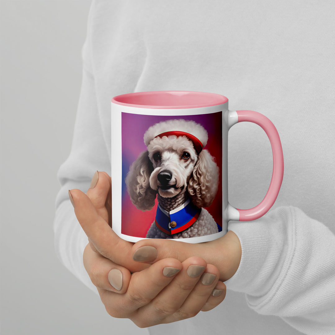 Poodle- Mug with Color Inside v5